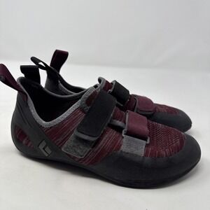 Black Diamond Women's  Momentum Climbing Shoes 2 Strap closer  Size 8.5